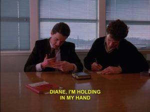 Diane I'm Holding in My Hand