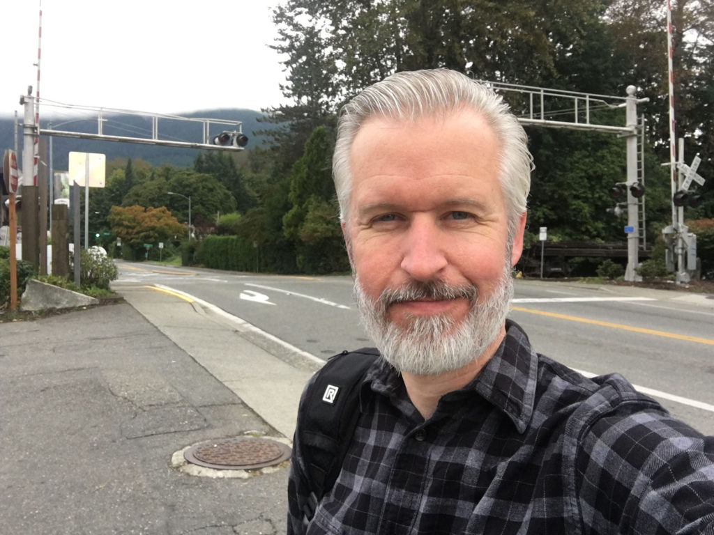Steven at the Tremond Intersection in North Bend, Washington