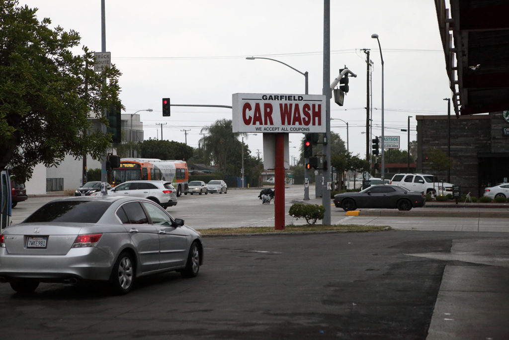 Garfield Car Wash Sign