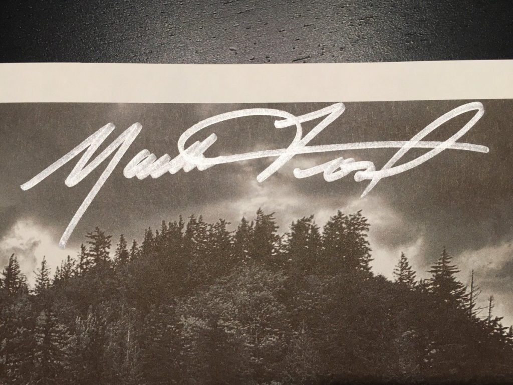 Mark Frost's Autograph