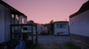 Deputy Cliff's Trailer and Truck at Dusk