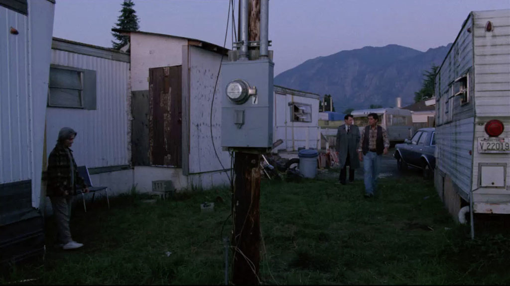 Fat Trout Trailer Park at Dusk