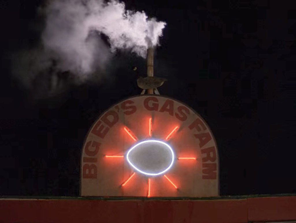 Big Ed's Gas Farm Sign