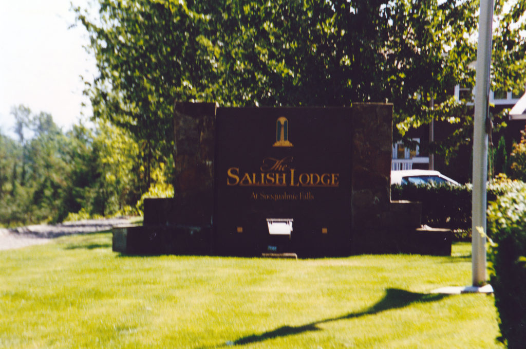 The Salish Lodge Sign