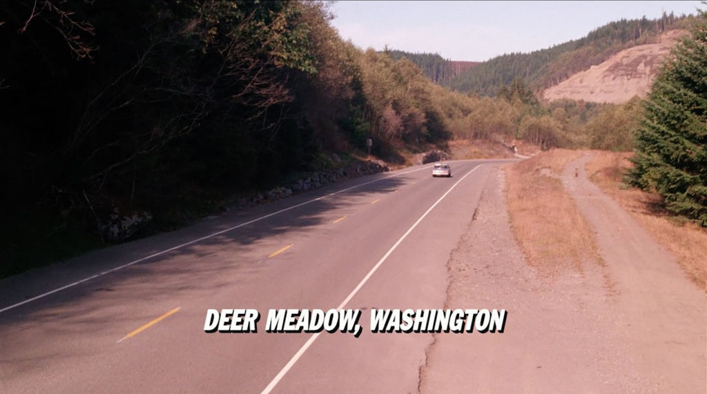 Entering Deer Meadow, Washington