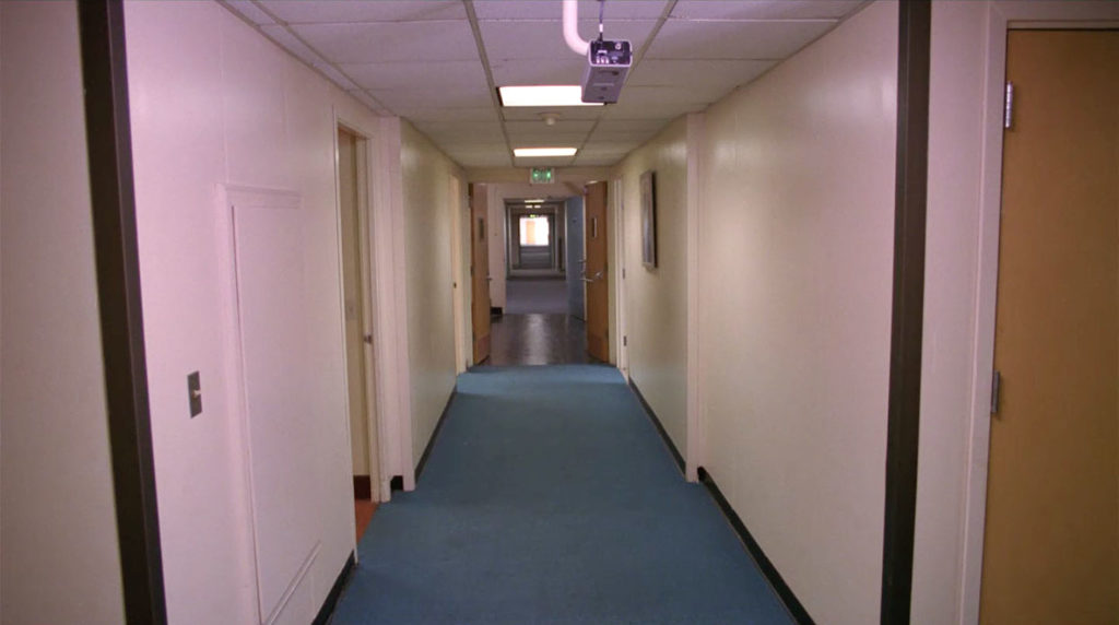Empty Hallway in FBI Office