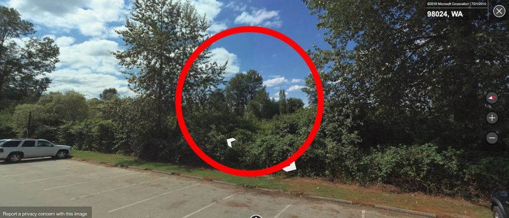 Twin Peaks Film Location - Flying to Private Portland Airport BIng Maps
