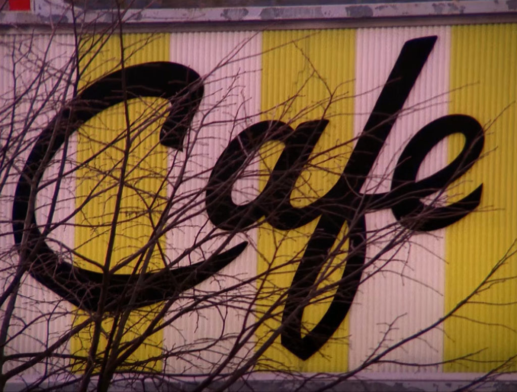 Cafe Sign from Episode 2013