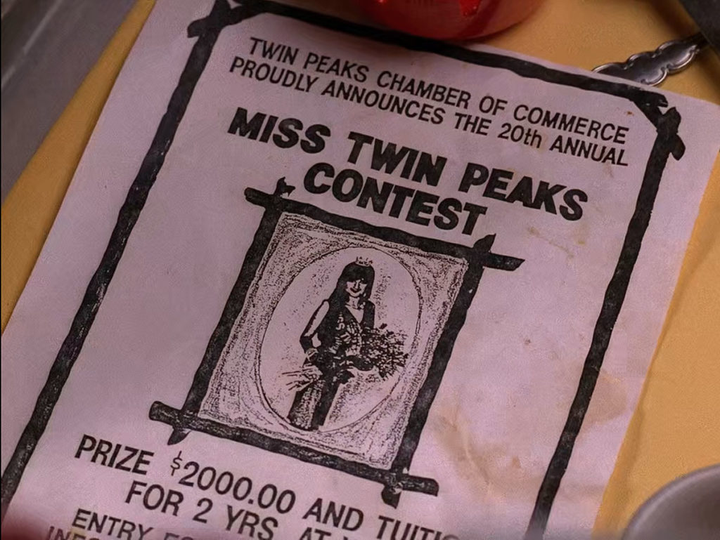 Miss Twin Peaks Contest Flyer