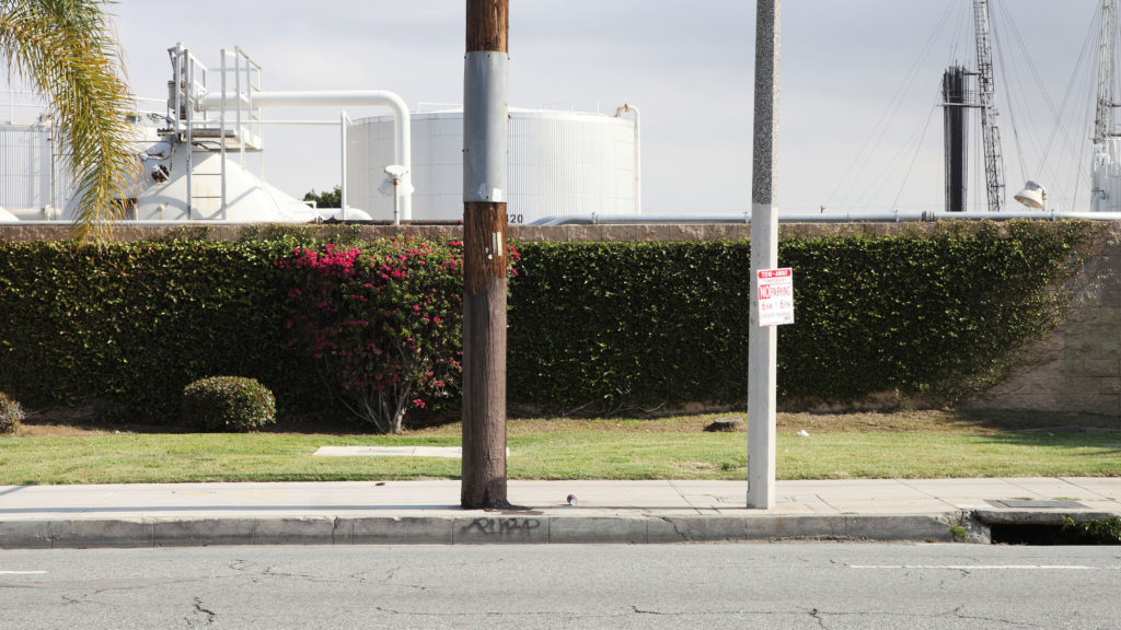 Utility poles in Wlimington, CA