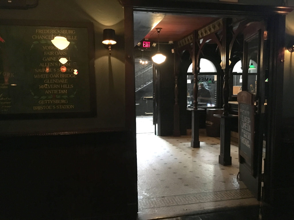 Entrance to Casey's Irish Pub on May 22, 2019