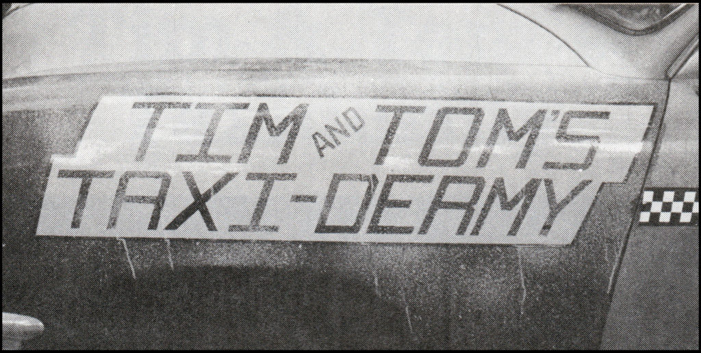 Tim and Tom's Taxi-Dermy logo