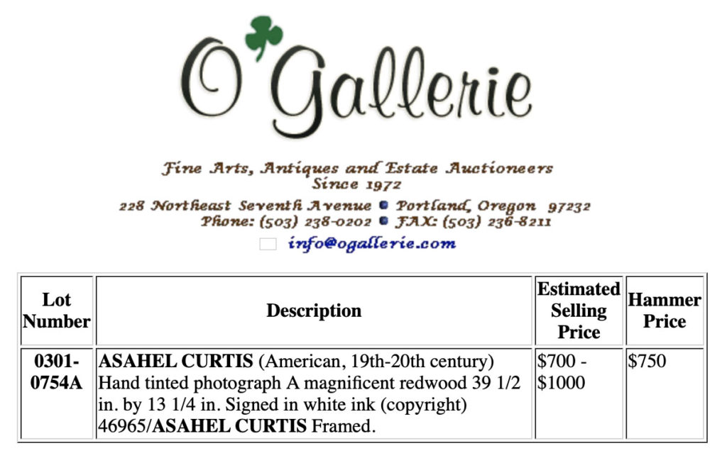 O'Gallerie Auction