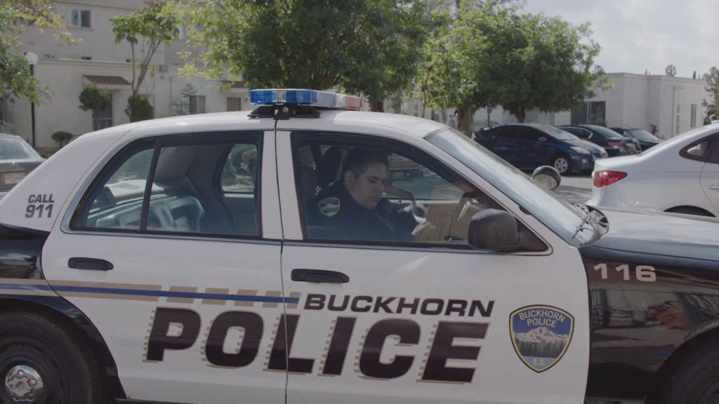Buckhorn police arrive