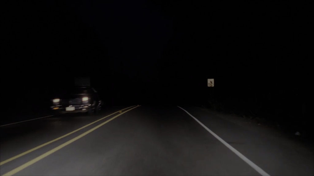 The road at night