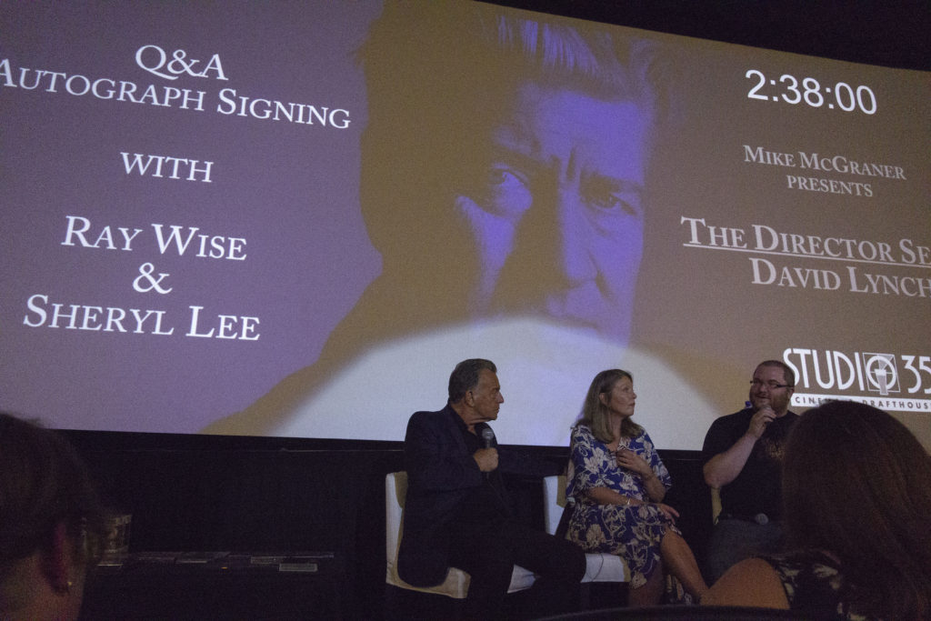 Q&A session with Sheryl Lee and Ray Wise at Studio 35 Cinema