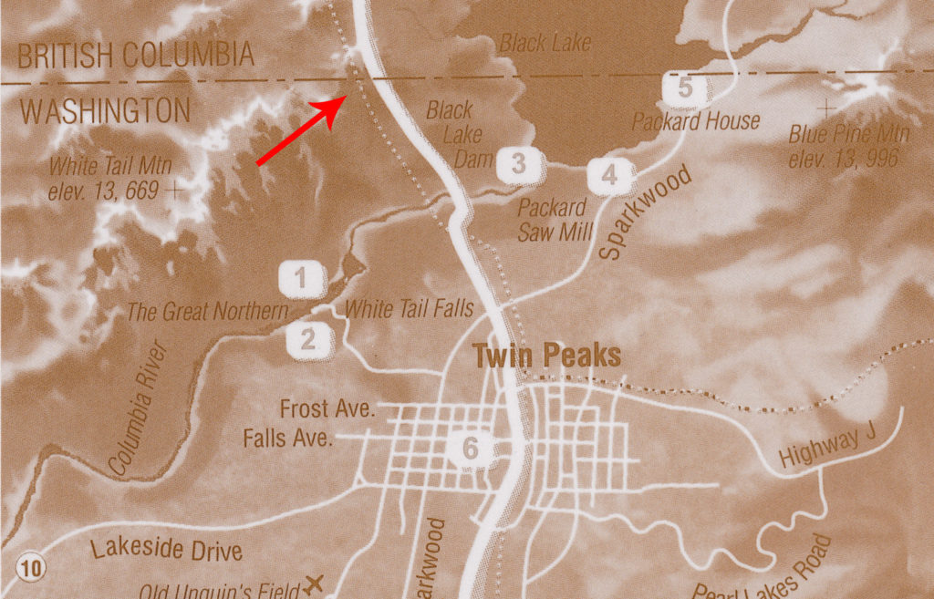 Twin Peaks Town Map