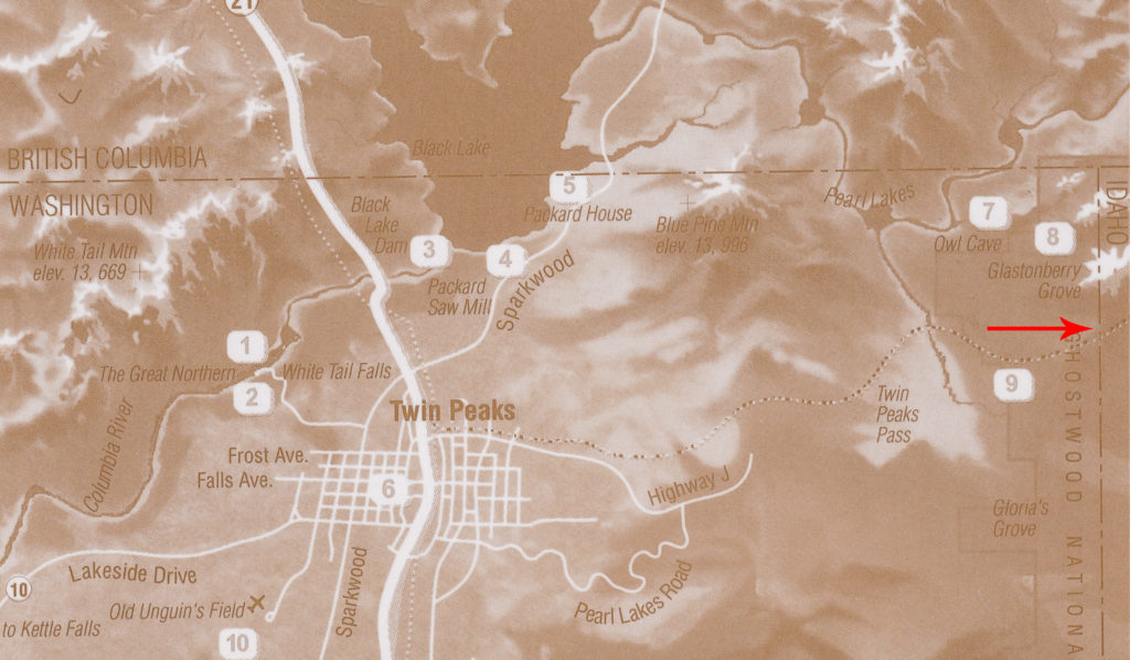 Twin Peaks Map