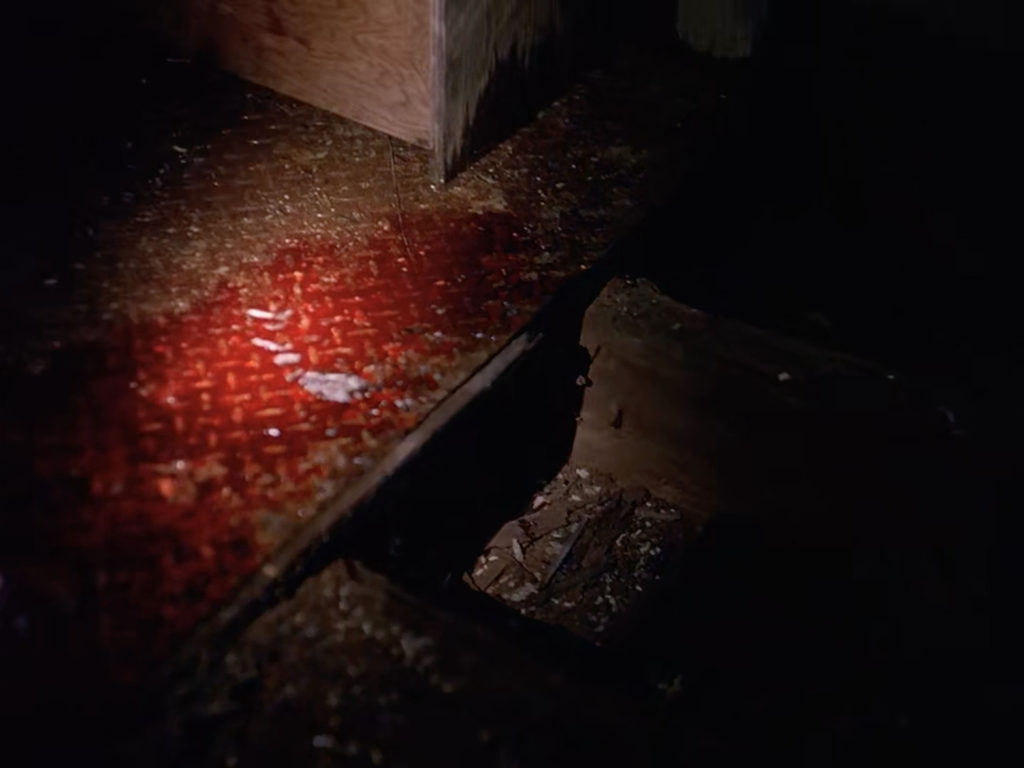 Bloody floor from the Pilot Episode