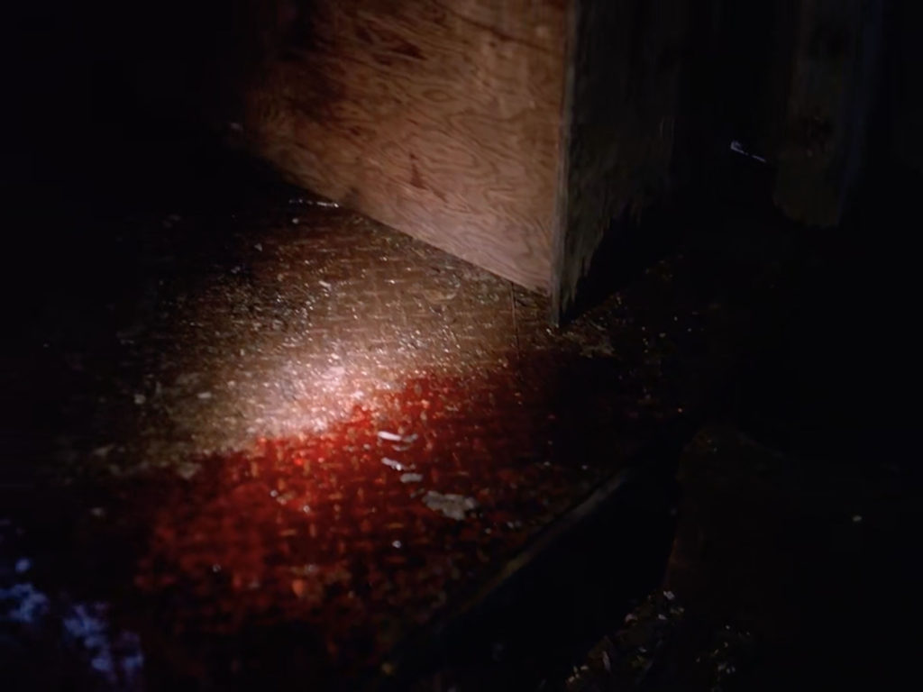 Bloody floor from the Pilot Episode