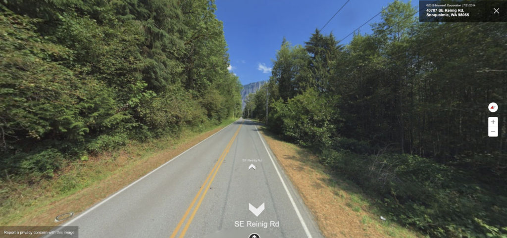 Twin Peaks Film Location - Leland and Laura Palmer Driving
