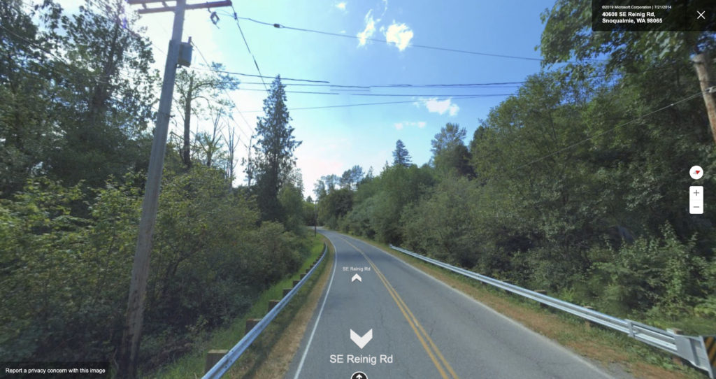 Twin Peaks Film Location - Leland and Laura Palmer Driving