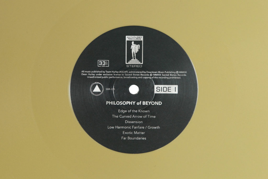 Limited Edition Gold album Label - Side 1