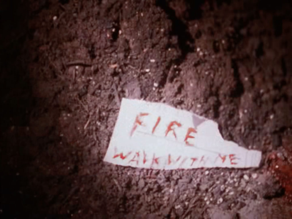 Fire Walk With Me Note from Episode 2001