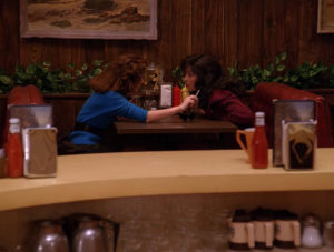 Back of Double R Diner Menu in Episode 2001