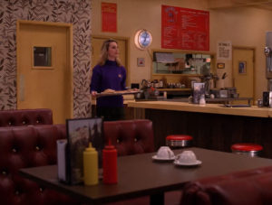 Front of Double R Diner Menu in Episode 2021