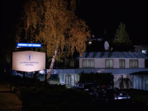 Calhoun Memorial Hospital in Episode 1001