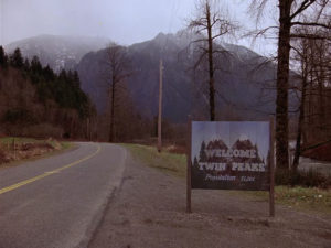 Welcome to Twin Peaks Sign from Episode 1000