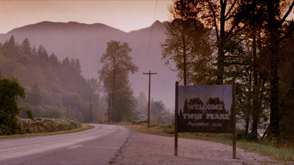 Welcome to Twin Peaks Sign in Fire Walk With Me