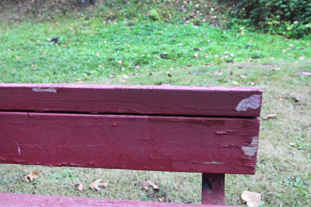 Carl Rodd's bench from E.J. Roberts Park in North Bend.
