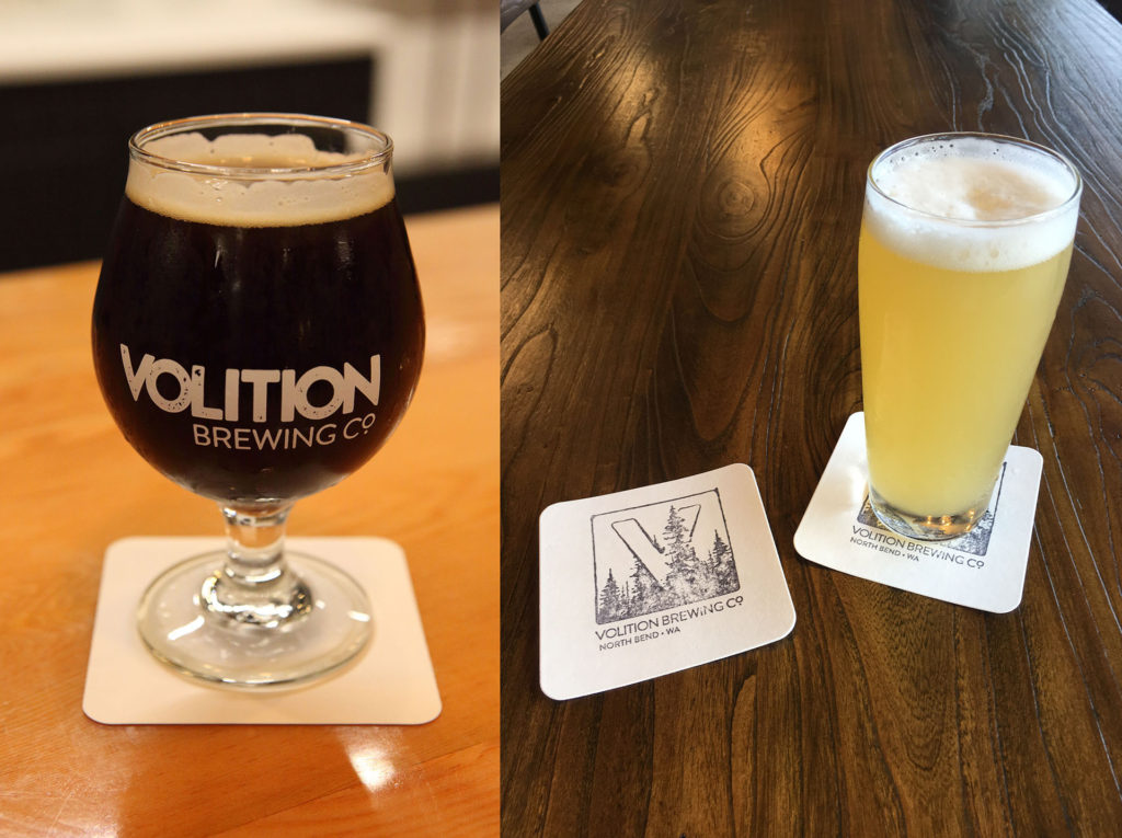 Beers at Volition Brewing Co.