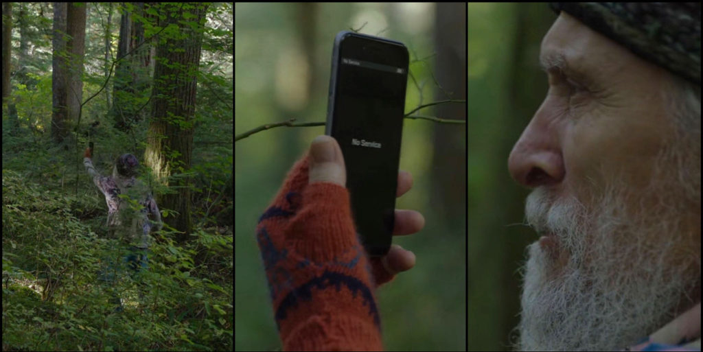 Jerry Horne has no service in the woods from Twin Peaks - Part 10 on Showtime.