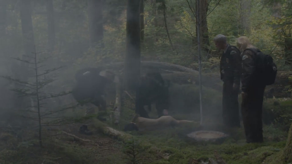 Deputies in the woods