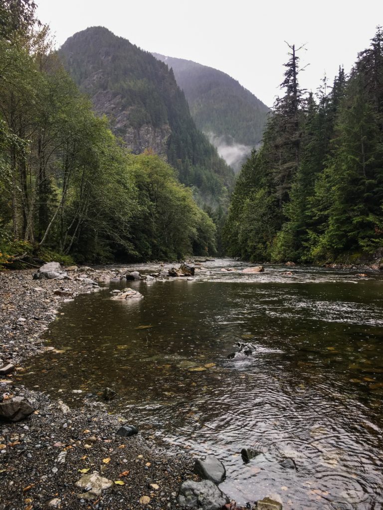 Snoqualmie River and Olallie Point
