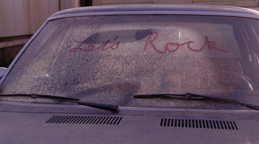 "Let's Rock" on Chet Desmond's Car