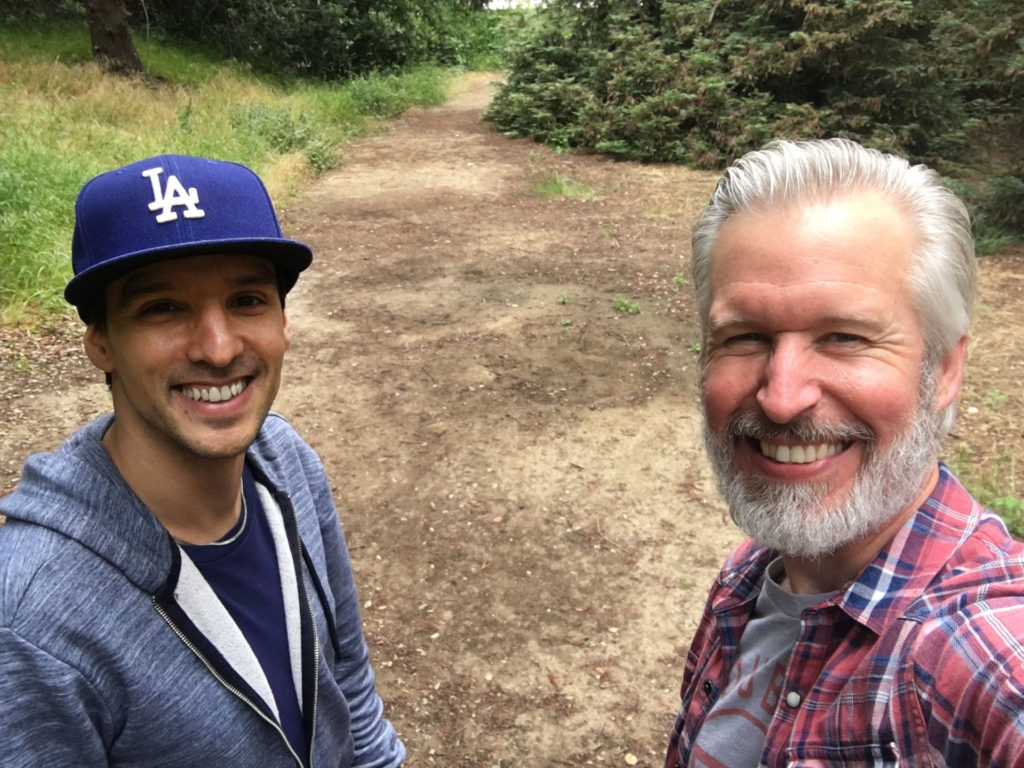 Ivan and Steven at Franklin Canyon Park