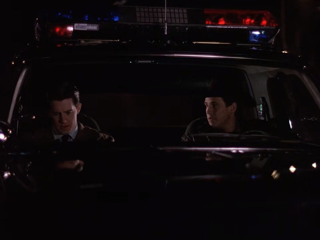 Cooper and Truman in the Pilot Episode