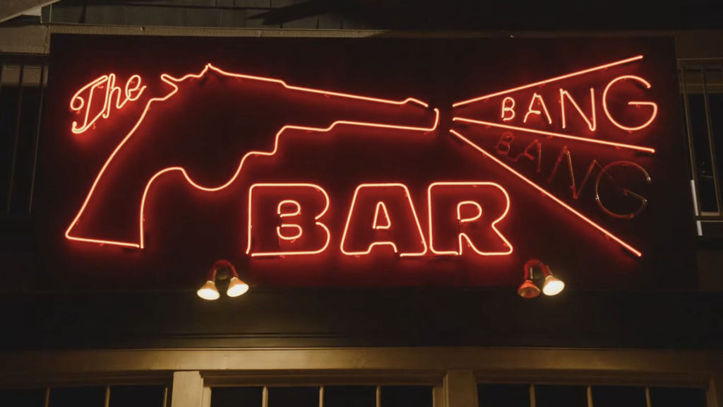 The Bang Bang Bar sign in Part 2