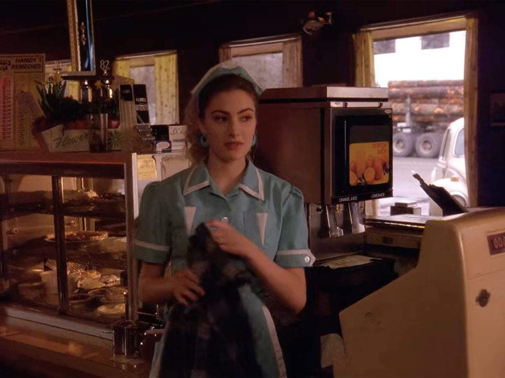 Shelly Johnson Behind the Counter