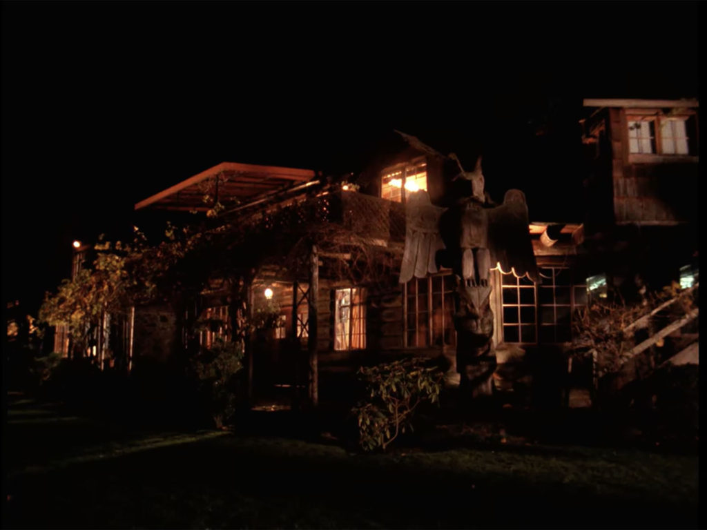 Nighttime at Blue Pine Lodge