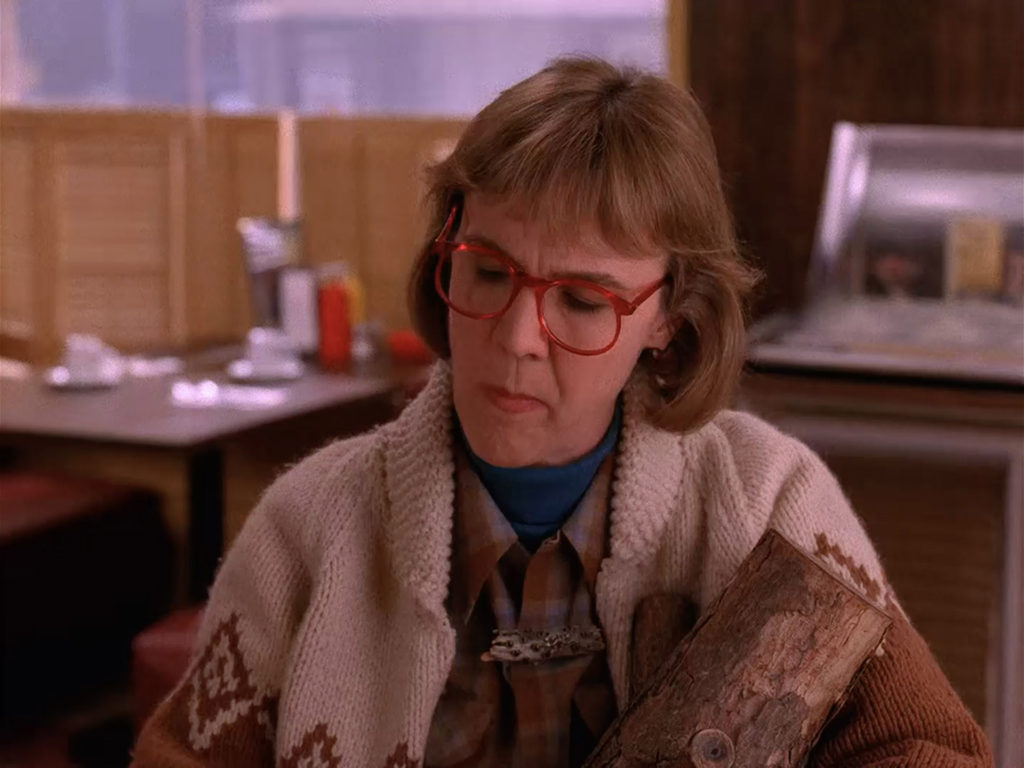 Log Lady at the Double R Diner