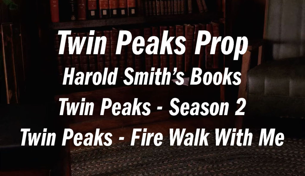 Twin Peaks Prop - Harold Smith's Books