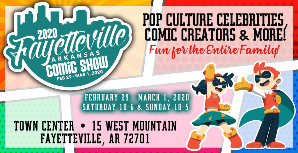 Fayetteville Comic Show 2020 Logo
