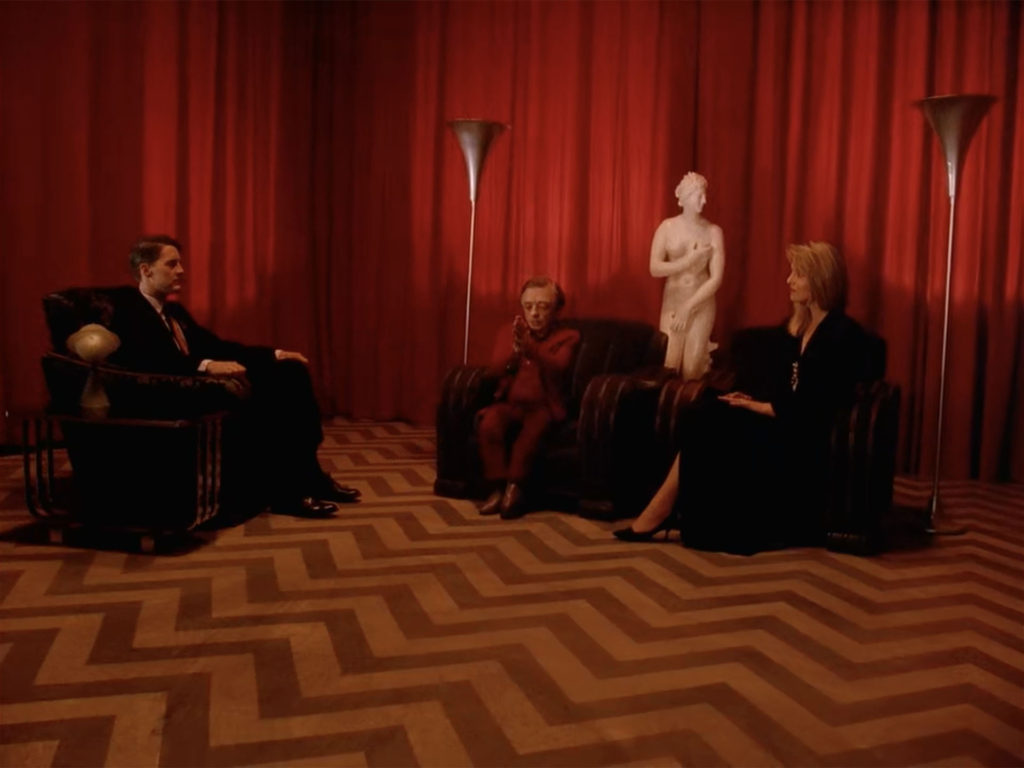 Red Room with Cooper, Little Man From Another Place and Laura Palmer