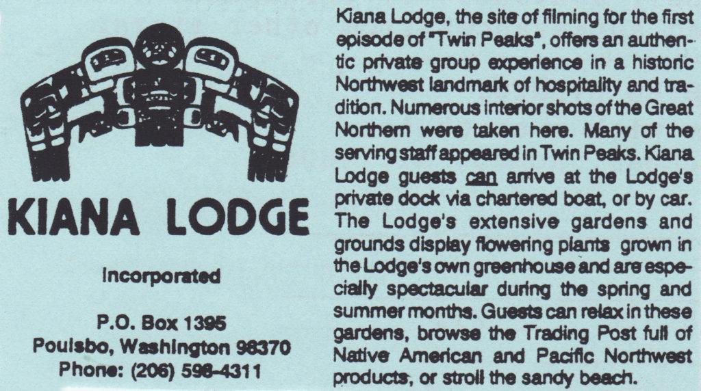 Kiana Lodge Advertisement 