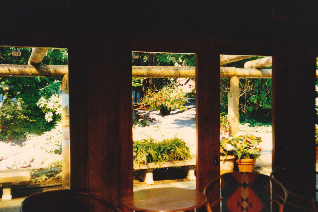 Lobby doors at Kiana Lodge
